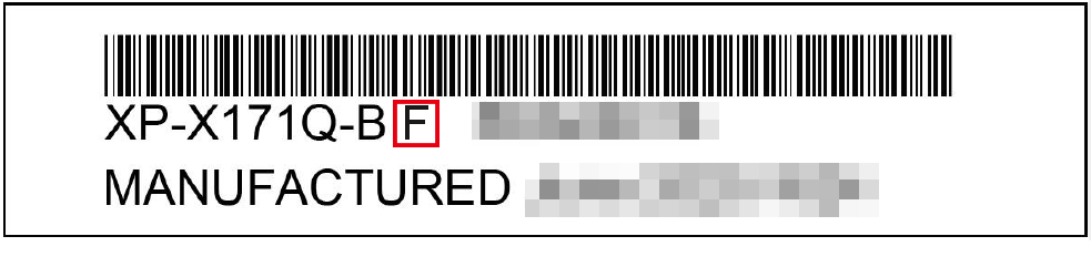 Serial label example