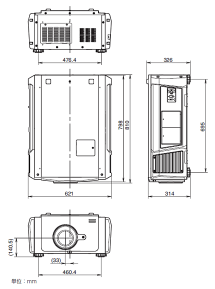 NC900C-A 外形寸法図