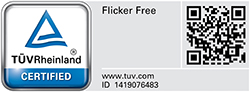 フリッカーフリー設計の認証 (No.1419076483)