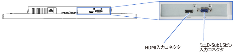 LCD-L242F端子部画像