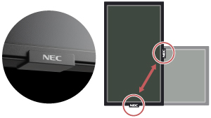 ロゴ位置変更可能ベゼルのイメージ