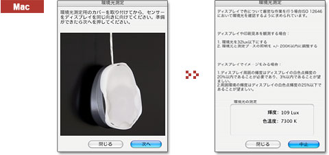 環境光測定機能